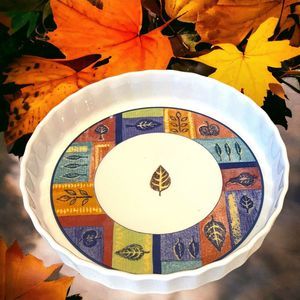 VINTAGE 1997 Royal Doulton Everyday TRAILFINDER 8.5” Fluted Quiche Tart Dish